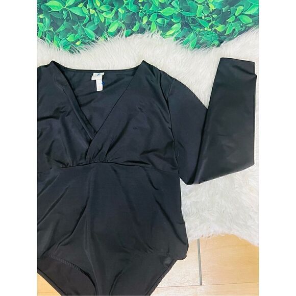 H&M black long sleeve body suit XL - Picture 12 of 12